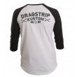Dragstrip Clothing Americana Baseball top East Side Kustom